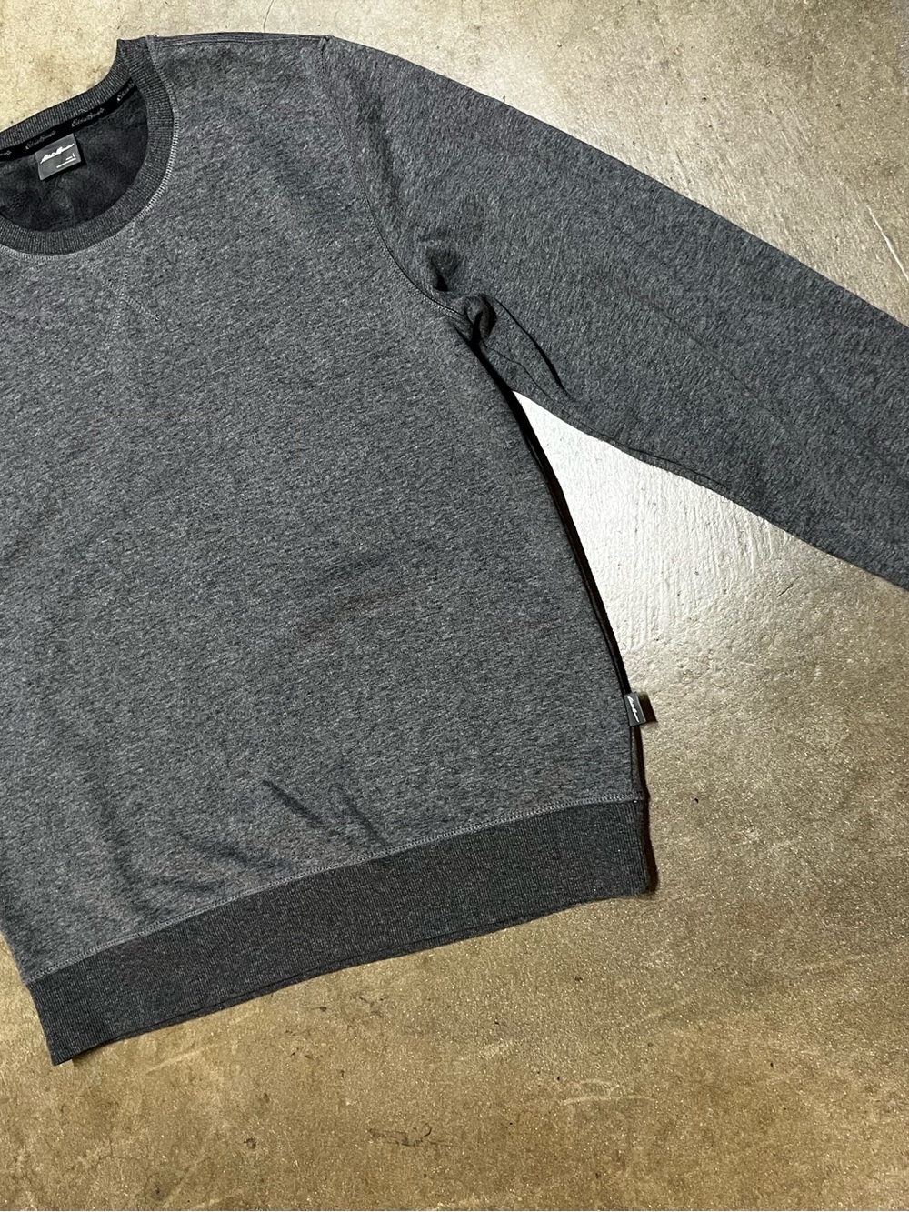 Eddie Bauer Charcoal Gray Crewneck Pullover - Picture 4 of 5